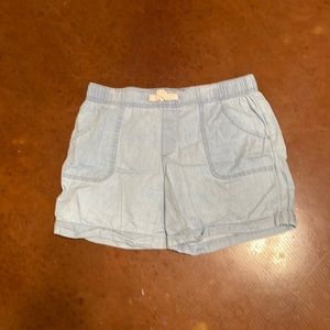 Kids stretchy jean shorts